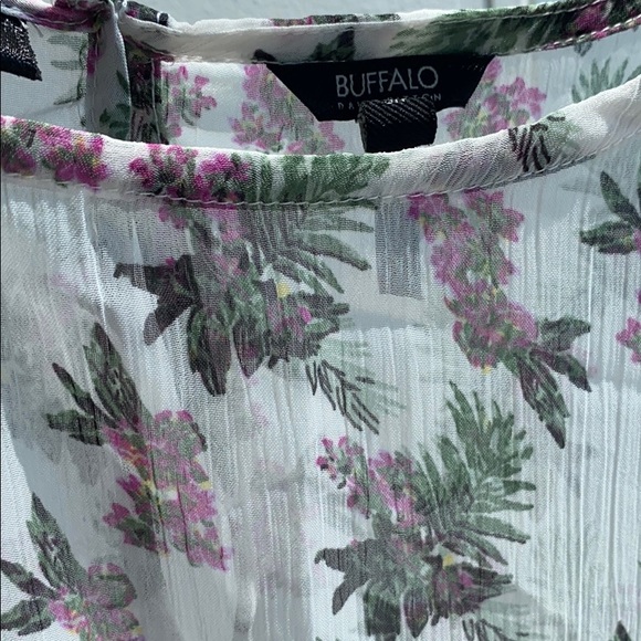 Flowy, transparent blouse by David Bitton - Picture 5 of 6